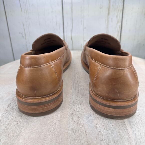 Johnston & Murphy Mens Loafers Size 10.5 Brown Slip On Tru Foam Slip On Shoe New - Picture 5 of 14